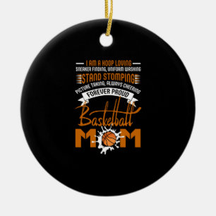Hoop Loop Sneaker Finding Uniform Basketball Mama Keramik Ornament