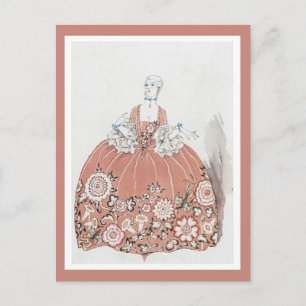 Hoop-Rock in Dusty Pink Postkarte