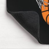 Hoop There It Is Spotlight Slam Dunk Sketll  Mousepad (Ecke)