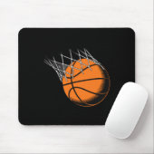 Hoop There It Is Spotlight Slam Dunk Sketll  Mousepad (Mit Mouse)