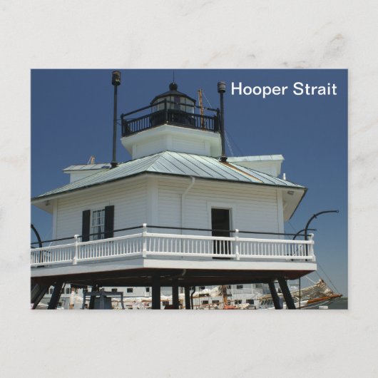 Hooper Strait Lighthouse Postkarte (Vorderseite)