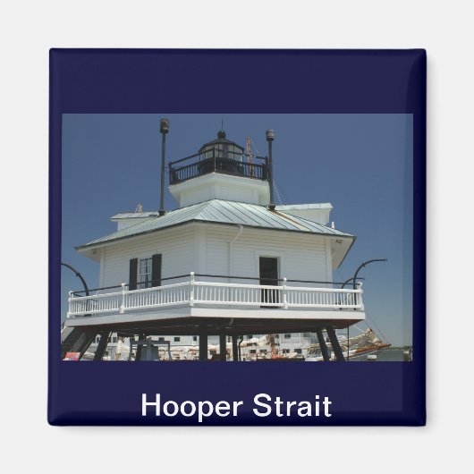 Hooper Straße Leuchtturm Magnet (Vorne)