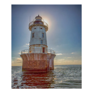 Hoopers Island Leuchtturm Fotodruck