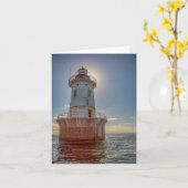 Hoopers Island Lighthouse Karte (Gelbe Blume)