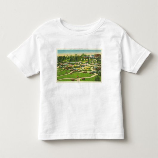 Hoopes Park-beständige Garten-Ansicht Kleinkind T-shirt (Vorderseite)