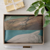 Hooping Crane Birds of America Audubon Print Seidenpapier (Geschenk)