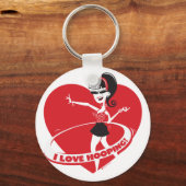 Hooping Diva Schlüsselketten Schlüsselanhänger (Vorderseite)
