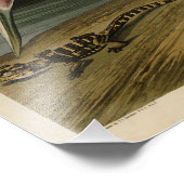 Hooping (Whooping) Kranich, Audubon Birds of Ameri Fotodruck (Ecke)