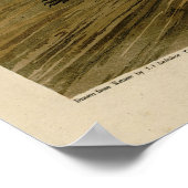 Hooping (Whooping) Kranich, Audubon Birds of Ameri Poster (Ecke)