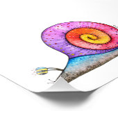 Hoopla Snail Fotodruck (Ecke)