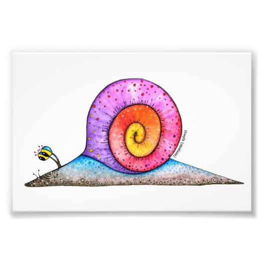 Hoopla Snail Fotodruck (Vorne)