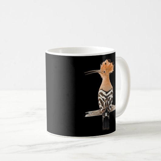 Hoopoe Bird Kaffeetasse (VorderseiteRechts)