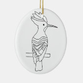 Hoopoe Ornament (Rechts)