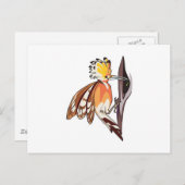 Hoopoe Postkarte (Vorne/Hinten)