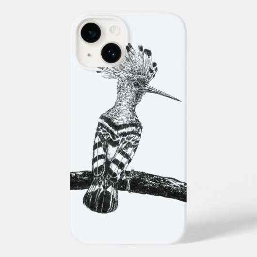 Hoopoe zeichnend Case-Mate iPhone hülle (Rückseite)