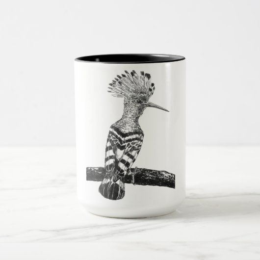 Hoopoe zeichnend tasse (Zentrum)