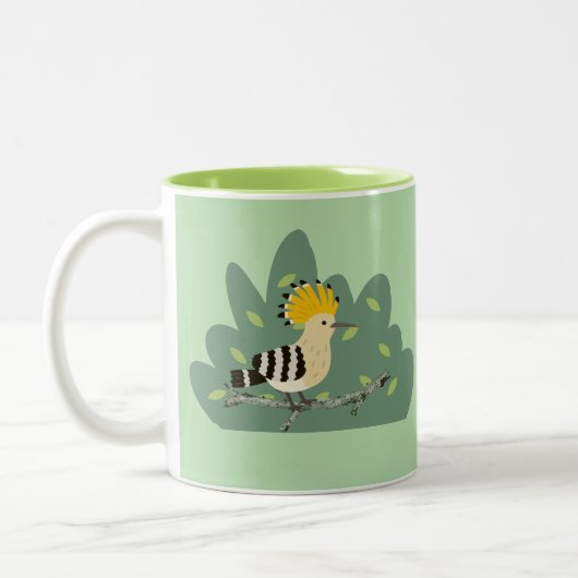 Hoopoe Zweifarbige Tasse (Links)