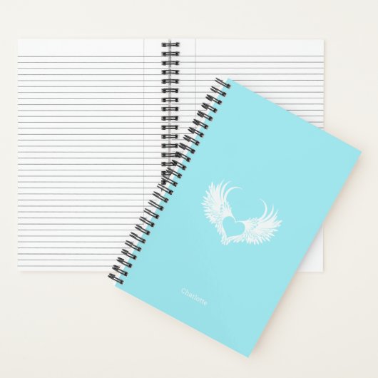 Ho'oponopono Angel Wings Personal Notebook Notizblock (Innen)