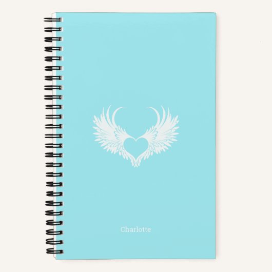 Ho'oponopono Angel Wings Personal Notebook Notizblock (Vorderseite)
