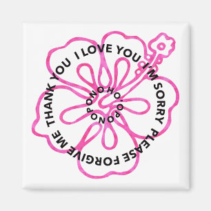 Ho'oponopono Gebet ICH LIEBE DICH ES TUT MIR LEID Magnet