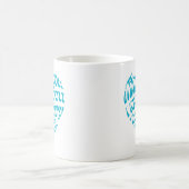 Ho'oponopono Herz-Shaped Text Kaffeetasse (Mittel)