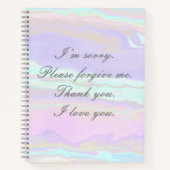 Hooponopono Inspiration Notebook Notizblock (Vorderseite)