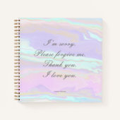 Hooponopono Inspiration Notebook Notizblock (Vorderseite)