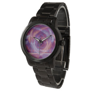 Ho'oponopono Lila Smoke Armbanduhr