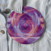 Ho'oponopono Lila Smoke Button (Beispiel)