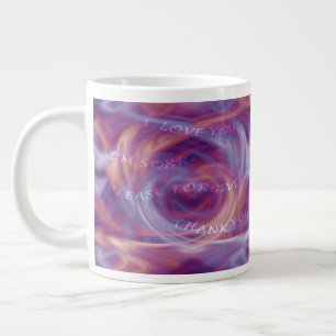 Ho'oponopono Lila Smoke Jumbo-Tasse