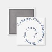 Ho'Oponopono Mantra Gebet Heilstrafen Magnet (Vorderseite/Rückseite)