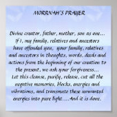 HO'OPONOPONO MANTRA (Hawaiisch) Poster (Vorne)