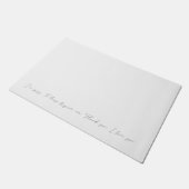 Hooponopono minimalistische Dankbarkeit Fußmatte (Schrägansicht)