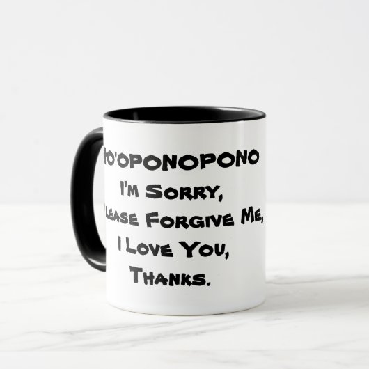 HO'OPONOPONO   MISTIC MAGIE-TASSE TASSE (Vorderseite Links)
