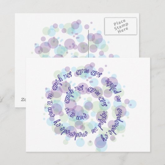 Ho'oponopono Postkarte (Vorne/Hinten)