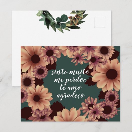 Ho'oponopono Postkarte (Vorne/Hinten)