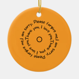 Hooponopono Reflections Keramik Ornament