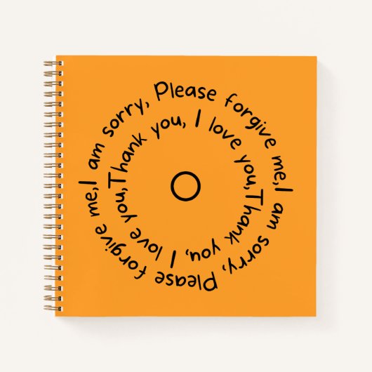 Hooponopono Reflections-Notebook Notizblock (Vorderseite)