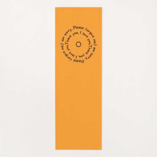 Hooponopono Reflections Yogamatte (Vorderseite)