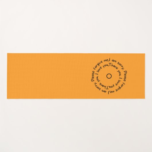 Hooponopono Reflections Yogamatte (Vorderseite (Horizontal))