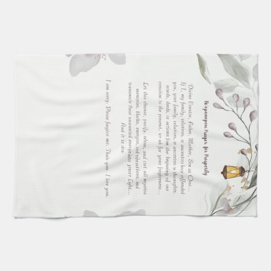 Ho'oponopono Tasse Geschirrtuch (Horizontal)