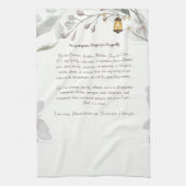 Ho'oponopono Tasse Geschirrtuch (Vertikal)