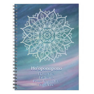 Ho'oponopono Vergebungsjournal Meditation Notizblock