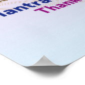 Ho'oponopono Word Cloud - Mantra - Selbstständige  Poster (Ecke)