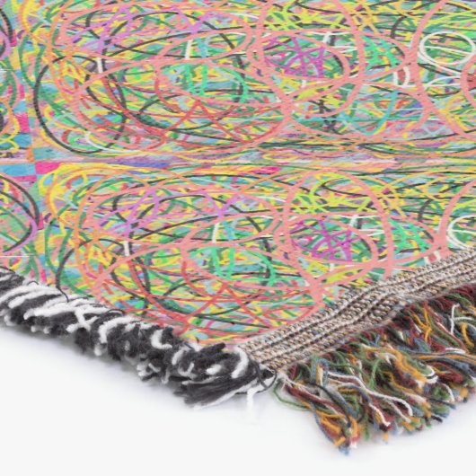 Hoops Art Design gemischte Farben Jingle Decke (Ecke)
