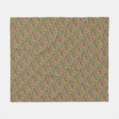 Hoops Art Design gemischte Farben Jingle Fleecedecke (Vorderseite (Horizontal))