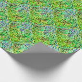 Hoops Art Design gemischte Farben Jingle Geschenkpapier (Ecke)
