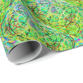 Hoops Art Design gemischte Farben Jingle Geschenkpapier (Rolleneckpunkt)