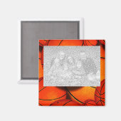 HOOPS: Basketball Foto Magnet (Vorderseite/Rückseite)