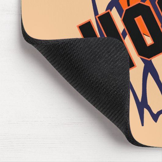 Hoops Basketball & Net Mousepad (Ecke)